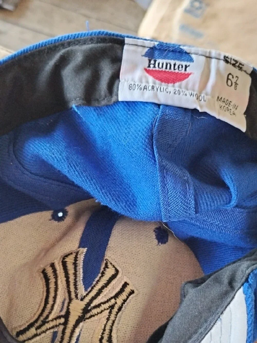 Kids Blue Baseball Cap